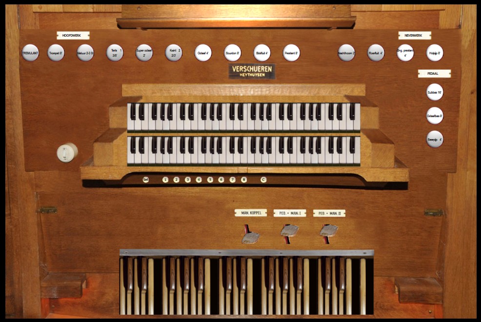 claviers de l'orgue